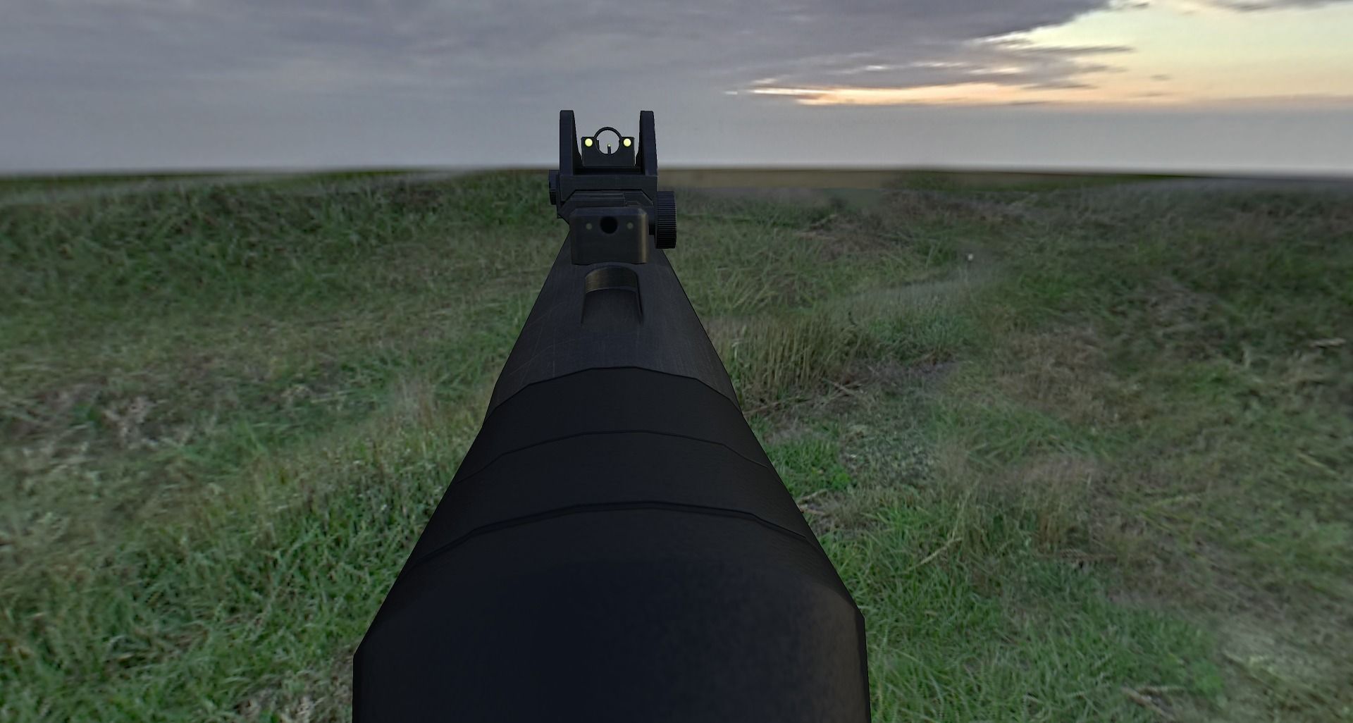 Fabarm STF12 compact Low-poly 3D model_14
