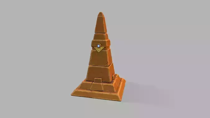 Pillar Egypt Stylized