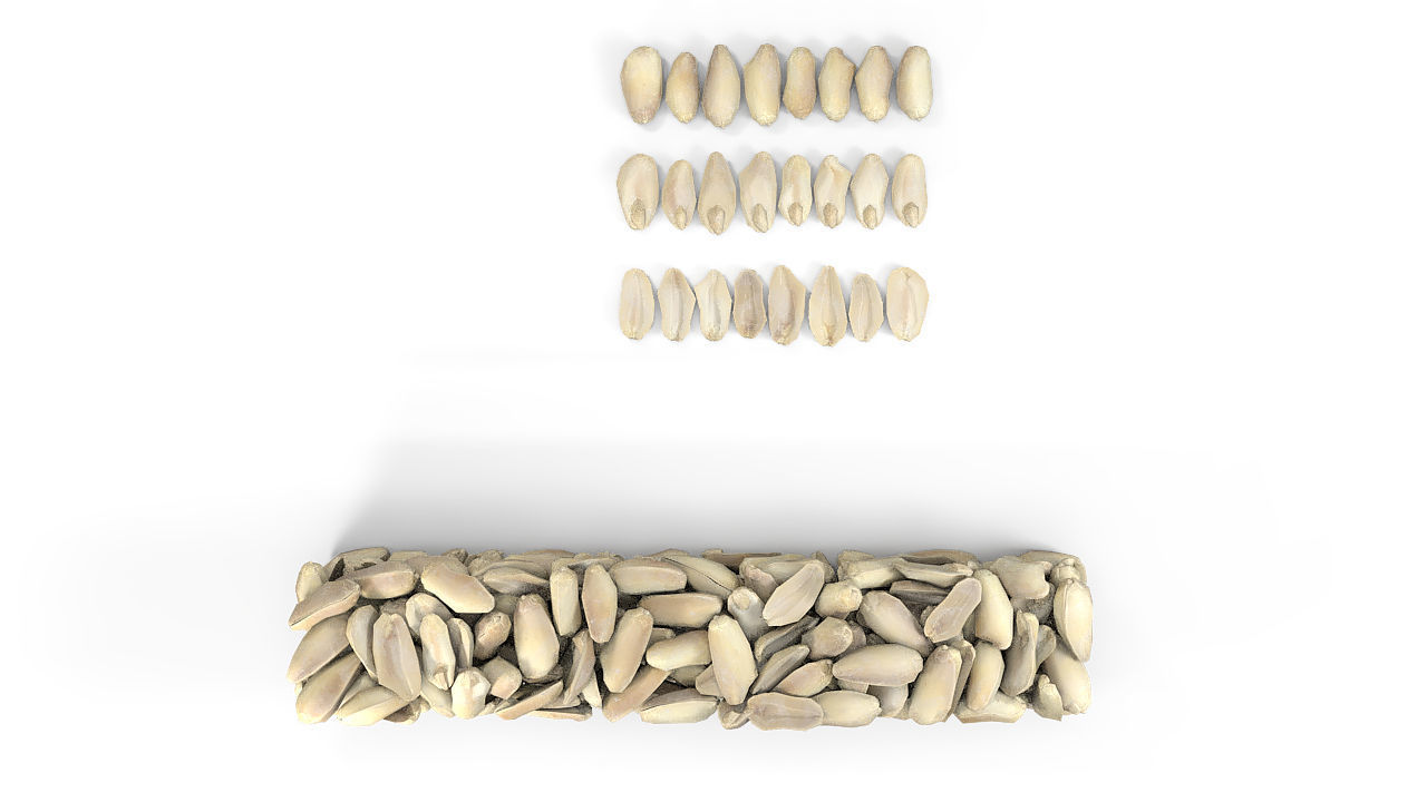 Peanuts PBR pile of pebbles Low-poly 3D model_3
