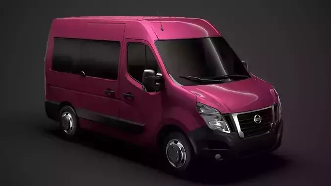 Nissan NV 400 L1H2 WindowVan 2020 3D model