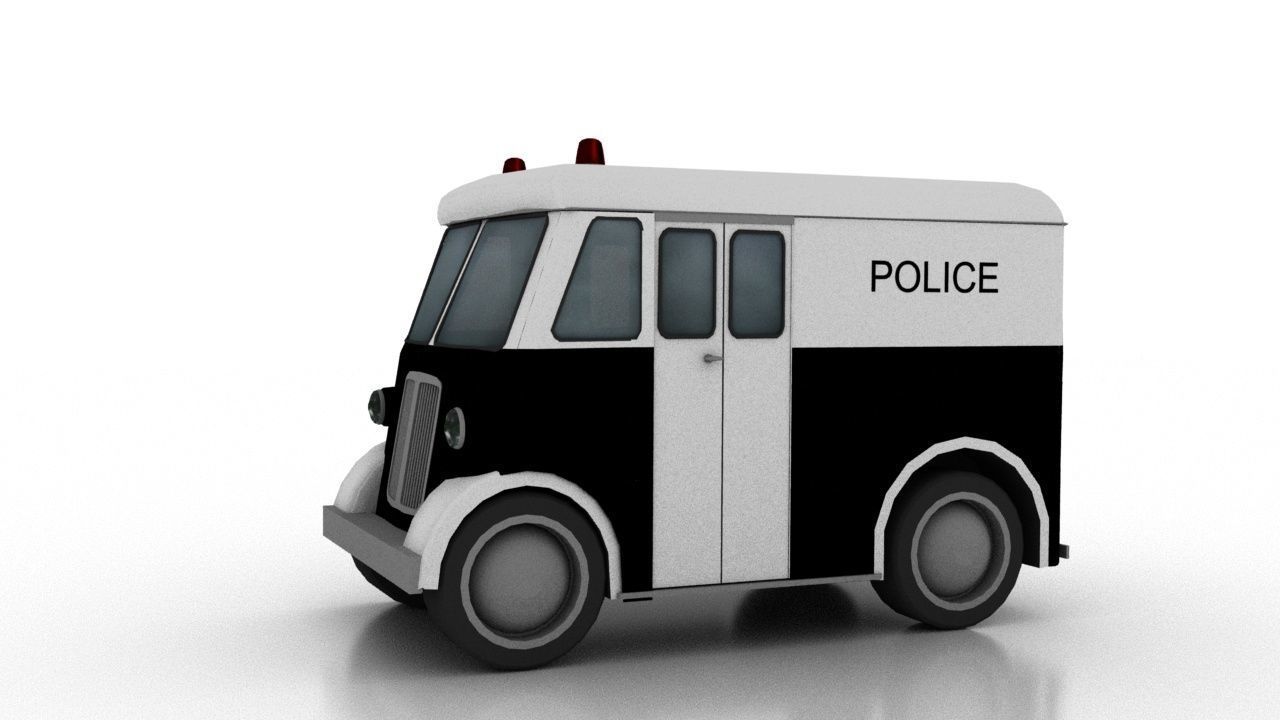 Marmon-Herrington Delivery-Van 1946 3D Model Collection_31