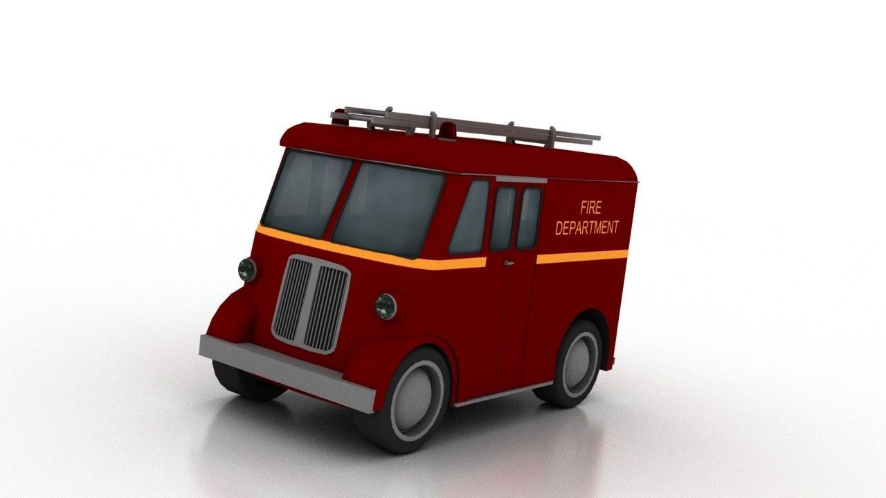 Marmon-Herrington Delivery-Van 1946 3D Model Collection_25