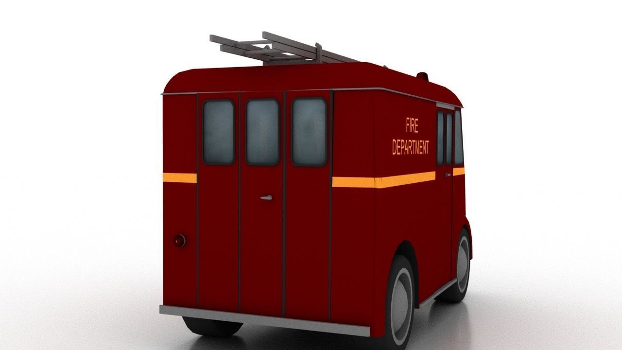 Marmon-Herrington Delivery-Van 1946 3D Model Collection_21