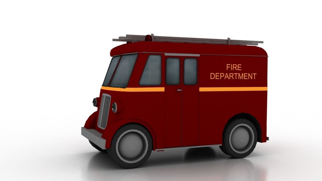 Marmon-Herrington Delivery-Van 1946 3D Model Collection_24