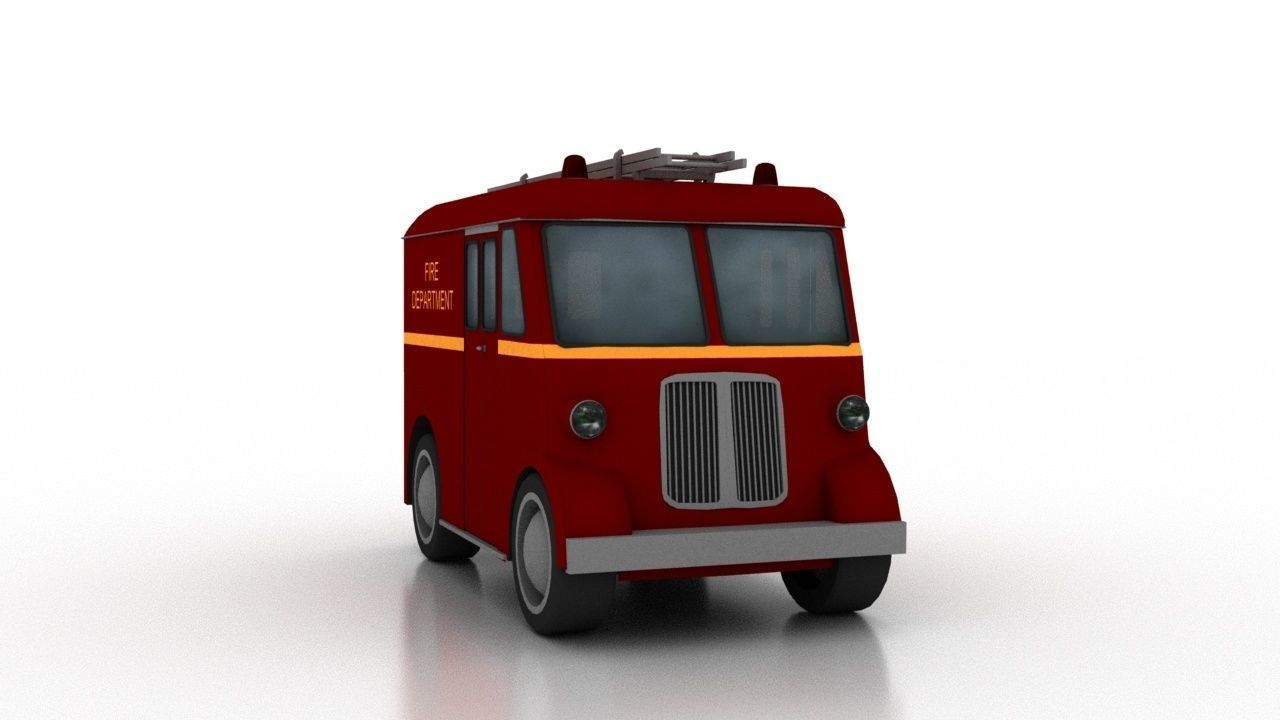 Marmon-Herrington Delivery-Van 1946 3D Model Collection_19