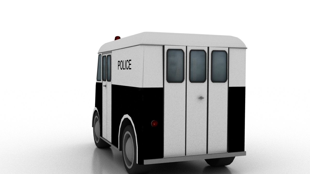 Marmon-Herrington Delivery-Van 1946 3D Model Collection_35