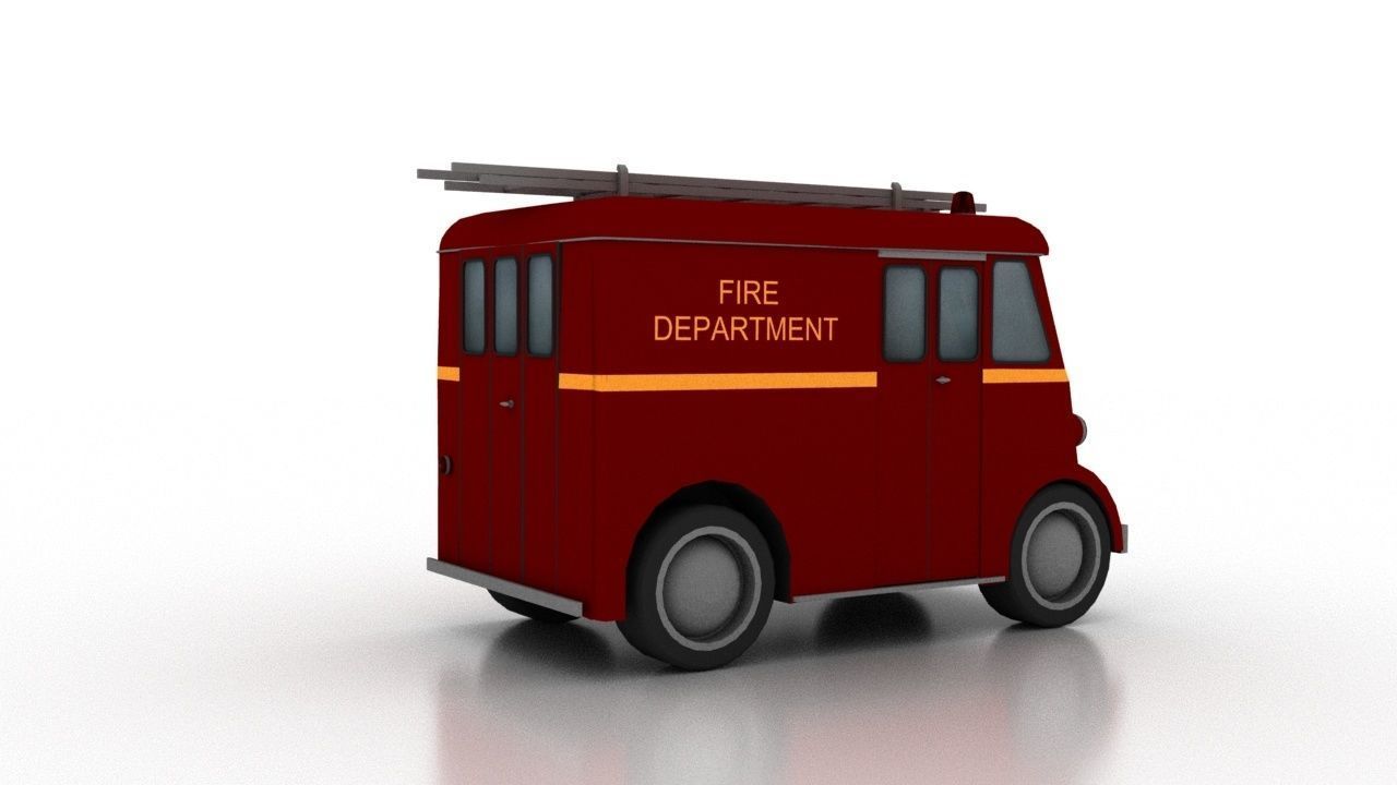 Marmon-Herrington Delivery-Van 1946 3D Model Collection_22