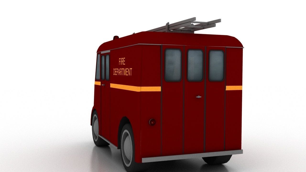 Marmon-Herrington Delivery-Van 1946 3D Model Collection_26