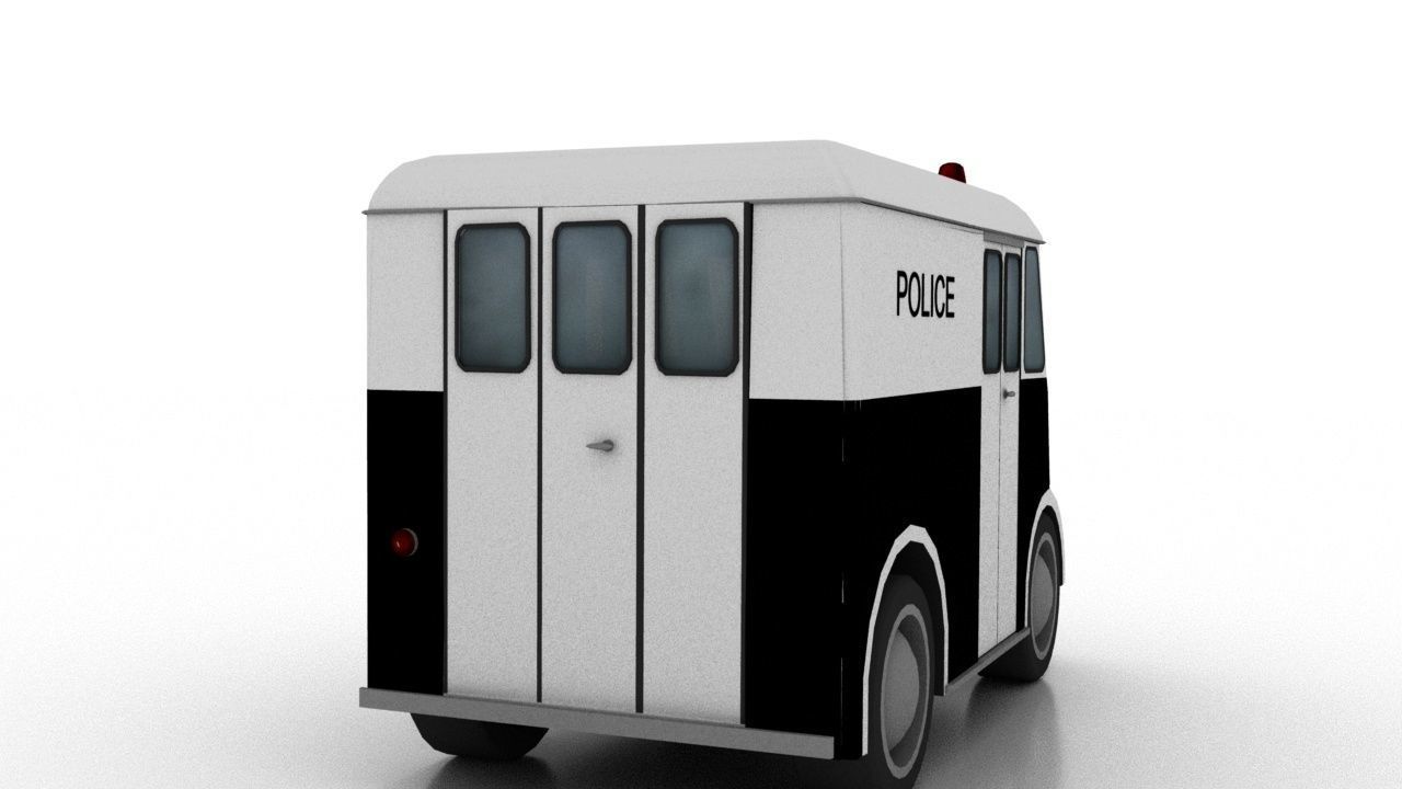 Marmon-Herrington Delivery-Van 1946 3D Model Collection_34