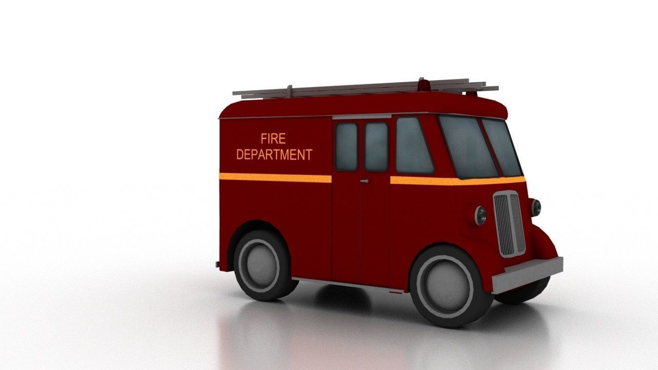 Marmon-Herrington Delivery-Van 1946 3D Model Collection_20