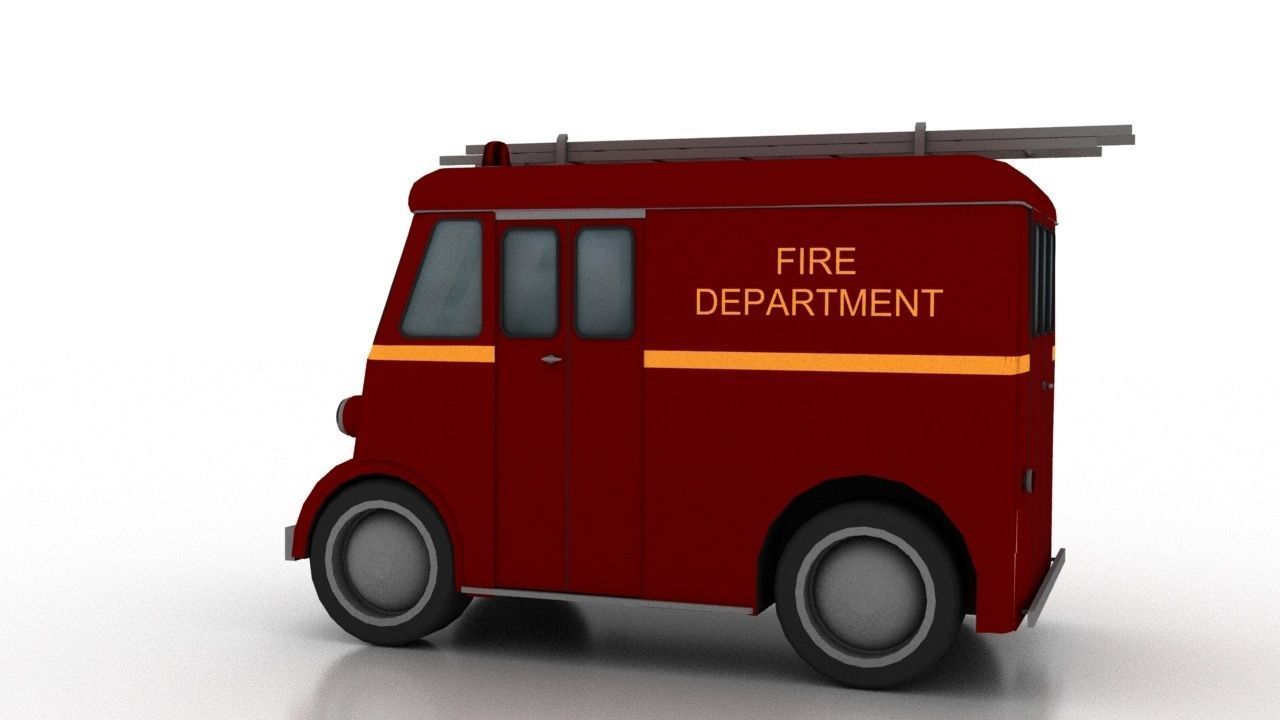 Marmon-Herrington Delivery-Van 1946 3D Model Collection_23