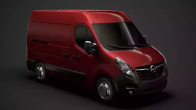 Opel Movano L1H2 Van 2020 3D model