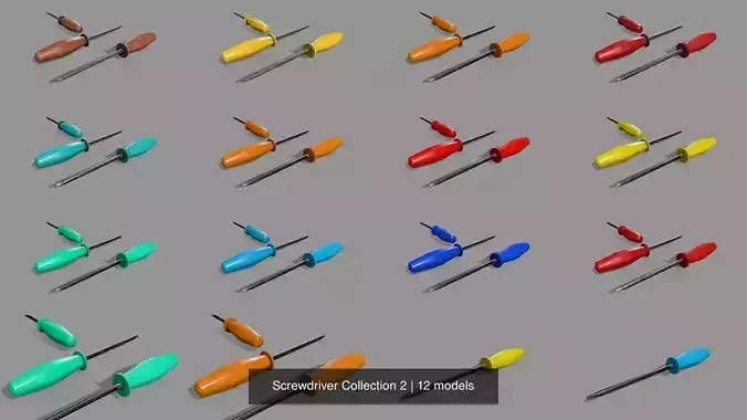 Screwdriver Collection 2 pair of screwdrivers 