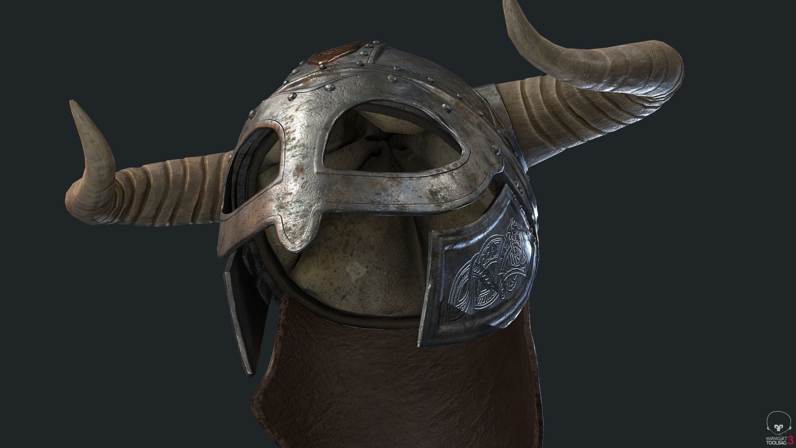 Viking Helm 3D model_3