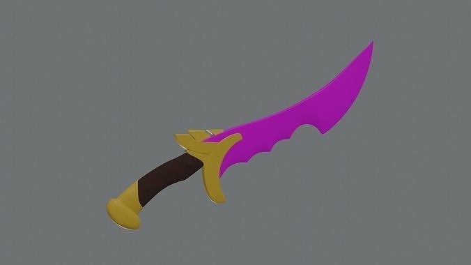 Shadow blade 3D print model