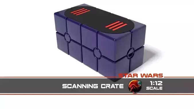 Star Wars Death Star Scanning Crate Free 3D print model