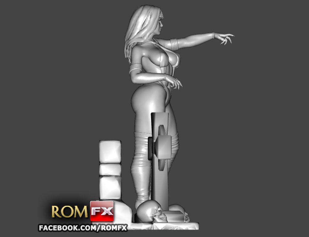 Vampirella Model 2 - Figure Printable 3D print model_4