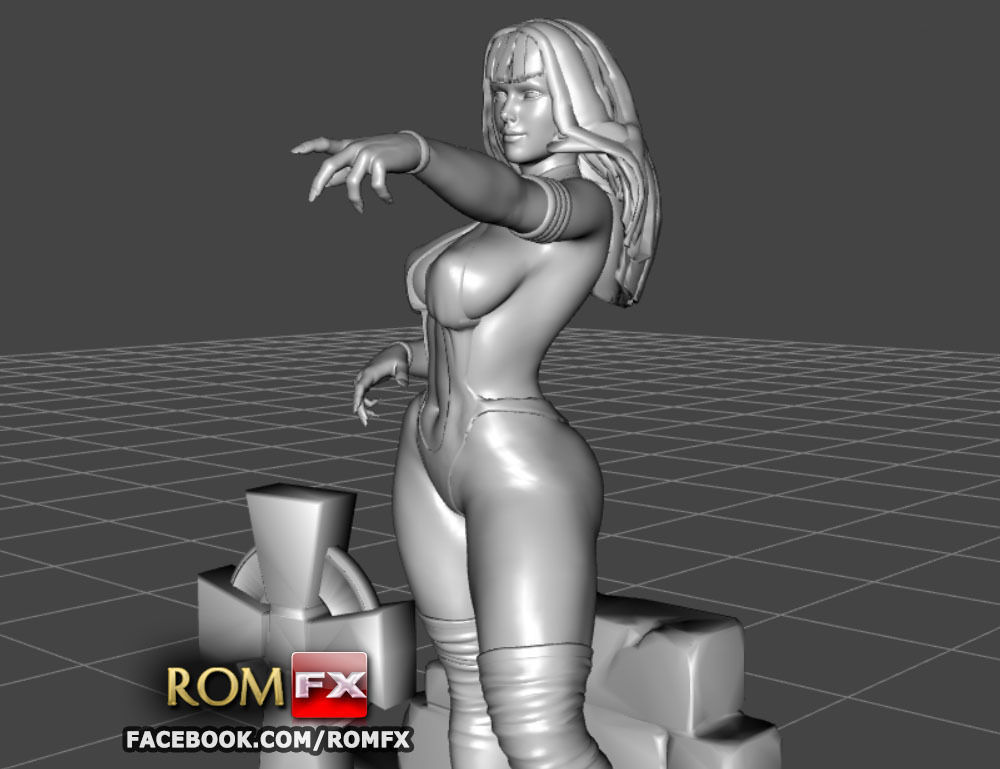Vampirella Model 2 - Figure Printable 3D print model_9