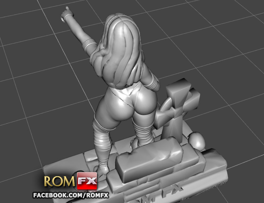 Vampirella Model 2 - Figure Printable 3D print model_15