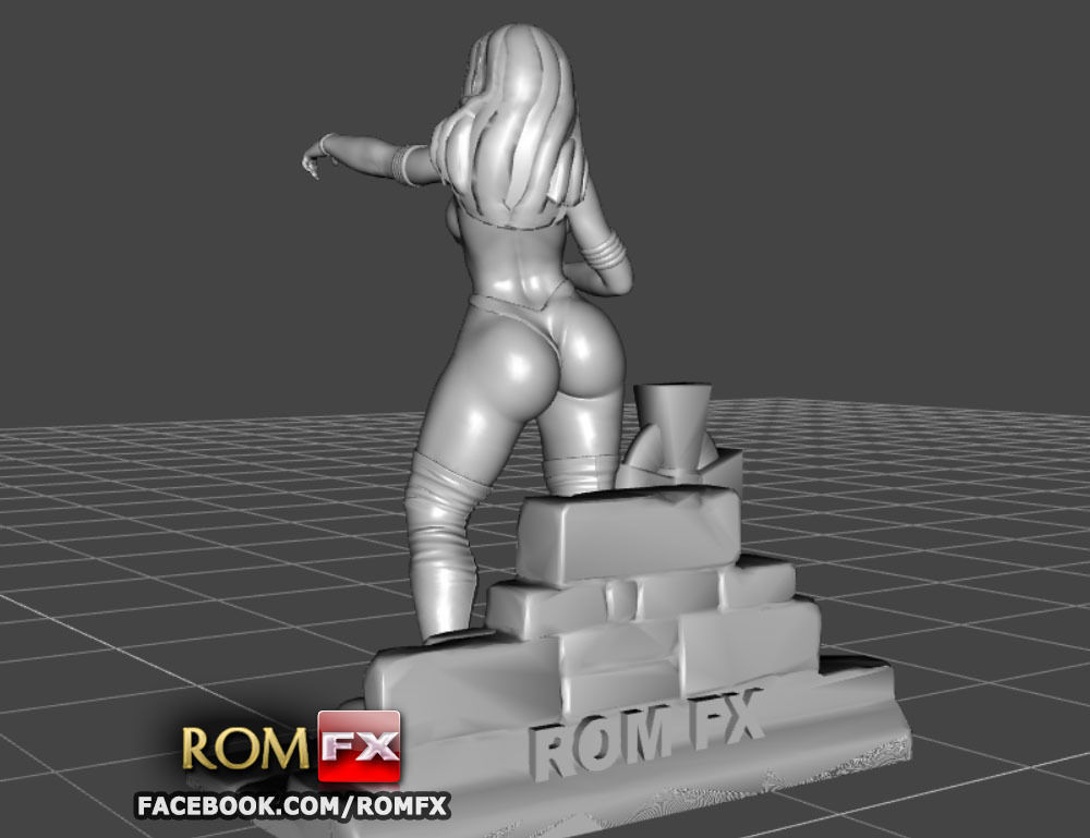 Vampirella Model 2 - Figure Printable 3D print model_22