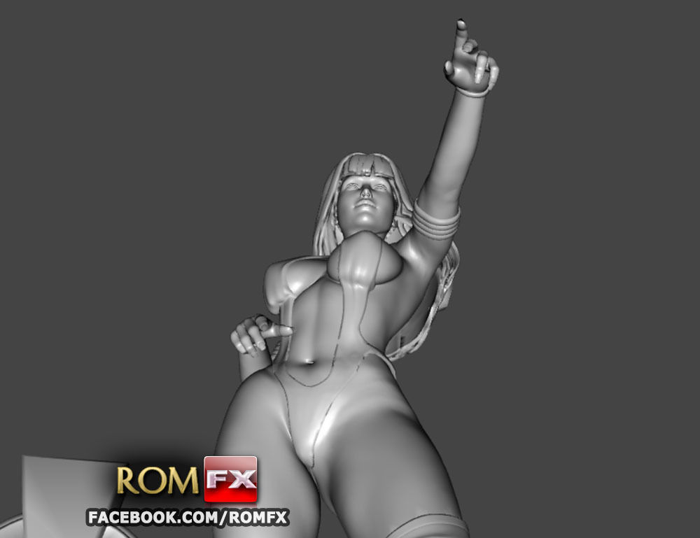 Vampirella Model 2 - Figure Printable 3D print model_13