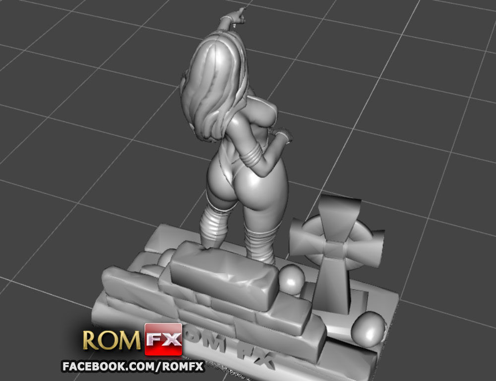 Vampirella Model 2 - Figure Printable 3D print model_28
