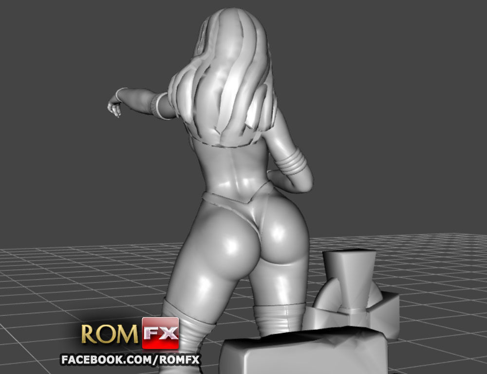 Vampirella Model 2 - Figure Printable 3D print model_10