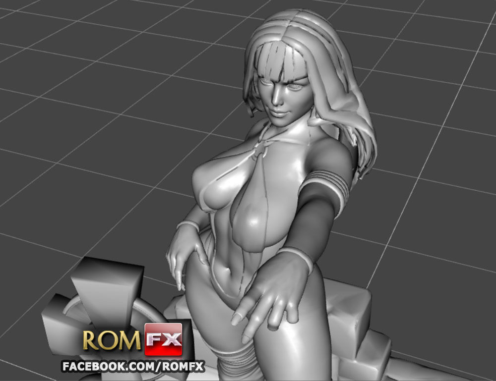 Vampirella Model 2 - Figure Printable 3D print model_17