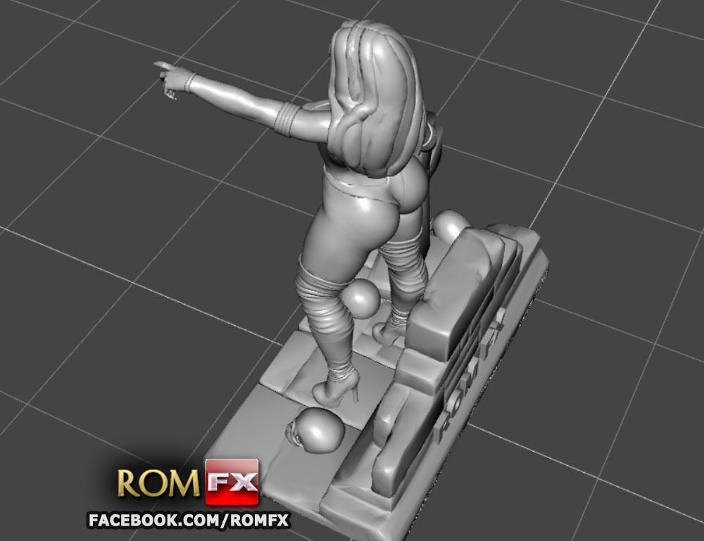 Vampirella Model 2 - Figure Printable 3D print model_27