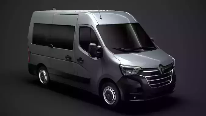 Renault Master L1H2 WindowVan 2020 3D model