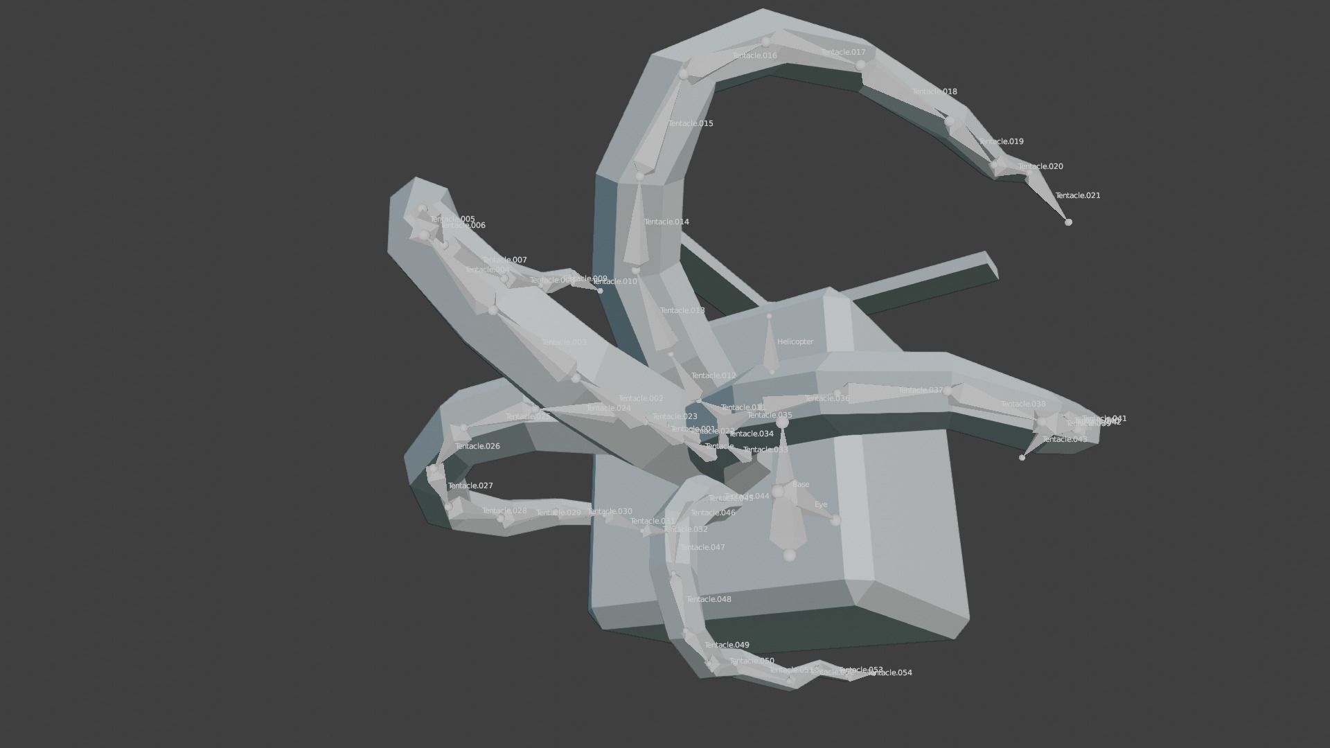 Eye Bot Free low-poly 3D model_3