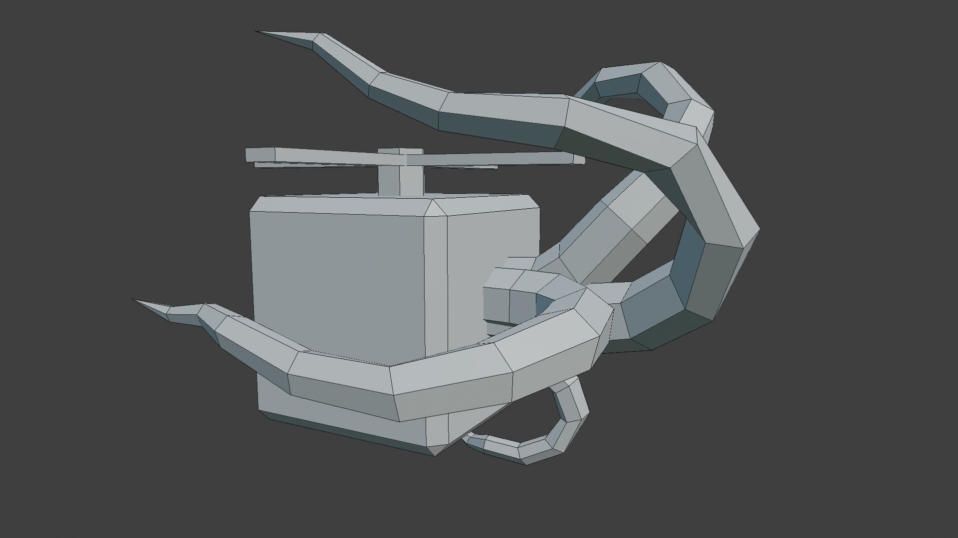 Eye Bot Free low-poly 3D model_6