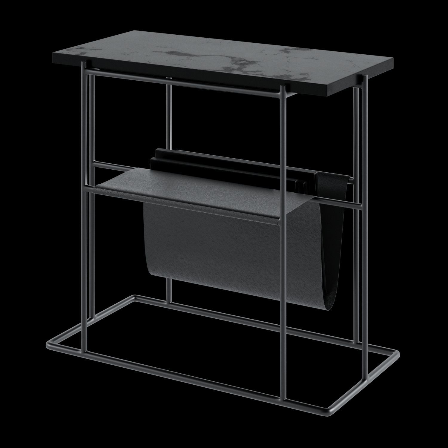 Paris side table BoConcept 3D model_2