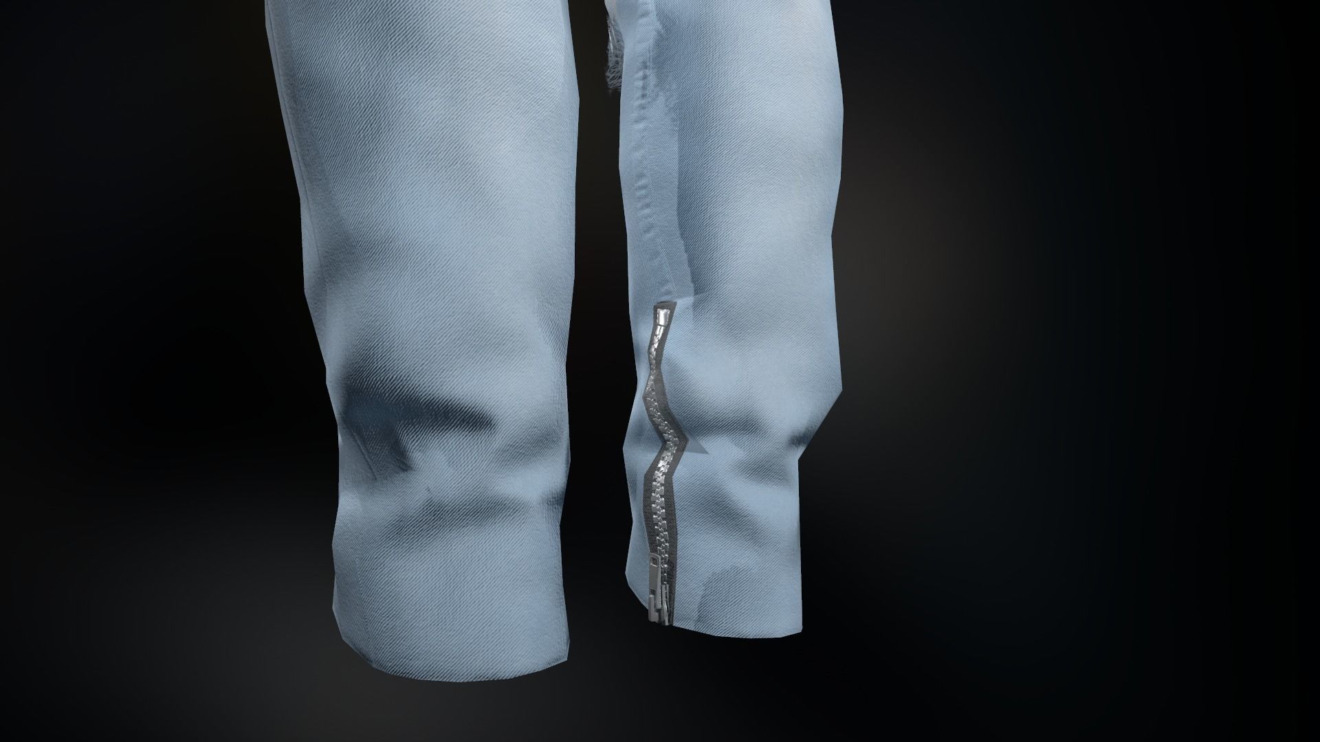 Ripped Jeans Low-poly 3D model_16