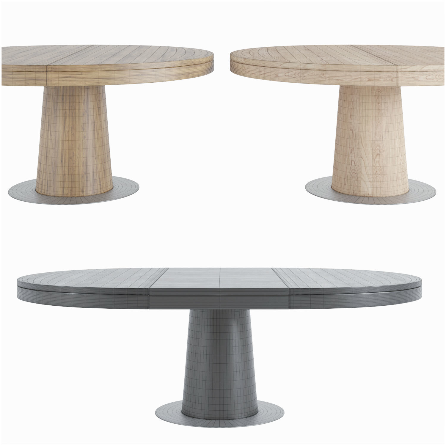 Dining table Granada BoConcept 3D model_4