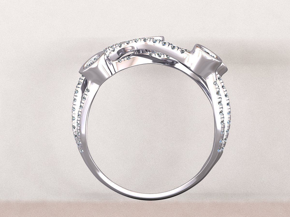 fashion ring 3D Model 3D printable .stl - CGTrader.com