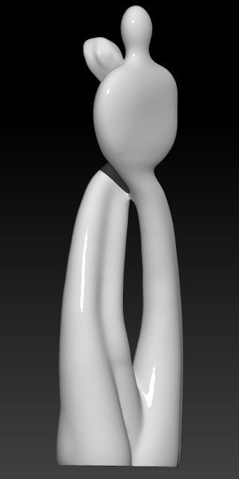SCULPTURE HUG OF LOVERS 3D print model_1