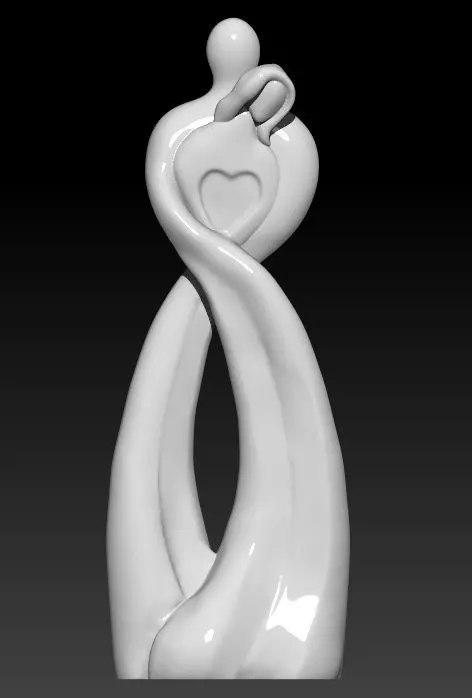 SCULPTURE HUG OF LOVERS 3D print model_0