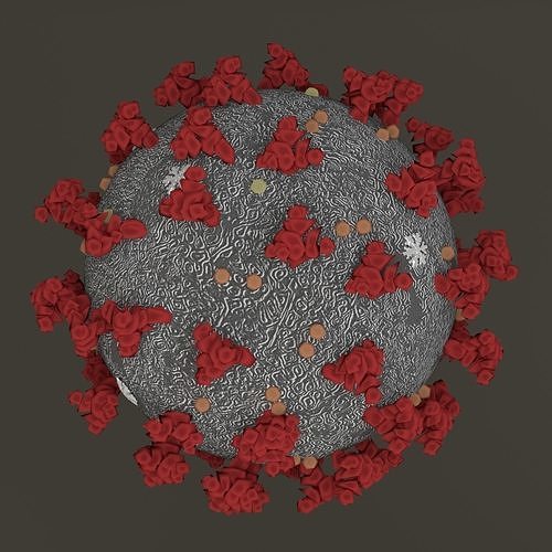 Coronavirus 2019-nCoV 3D model