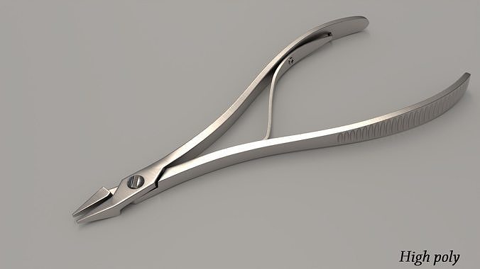 Pinza pair of surgical pliers Free low-poly 3D model