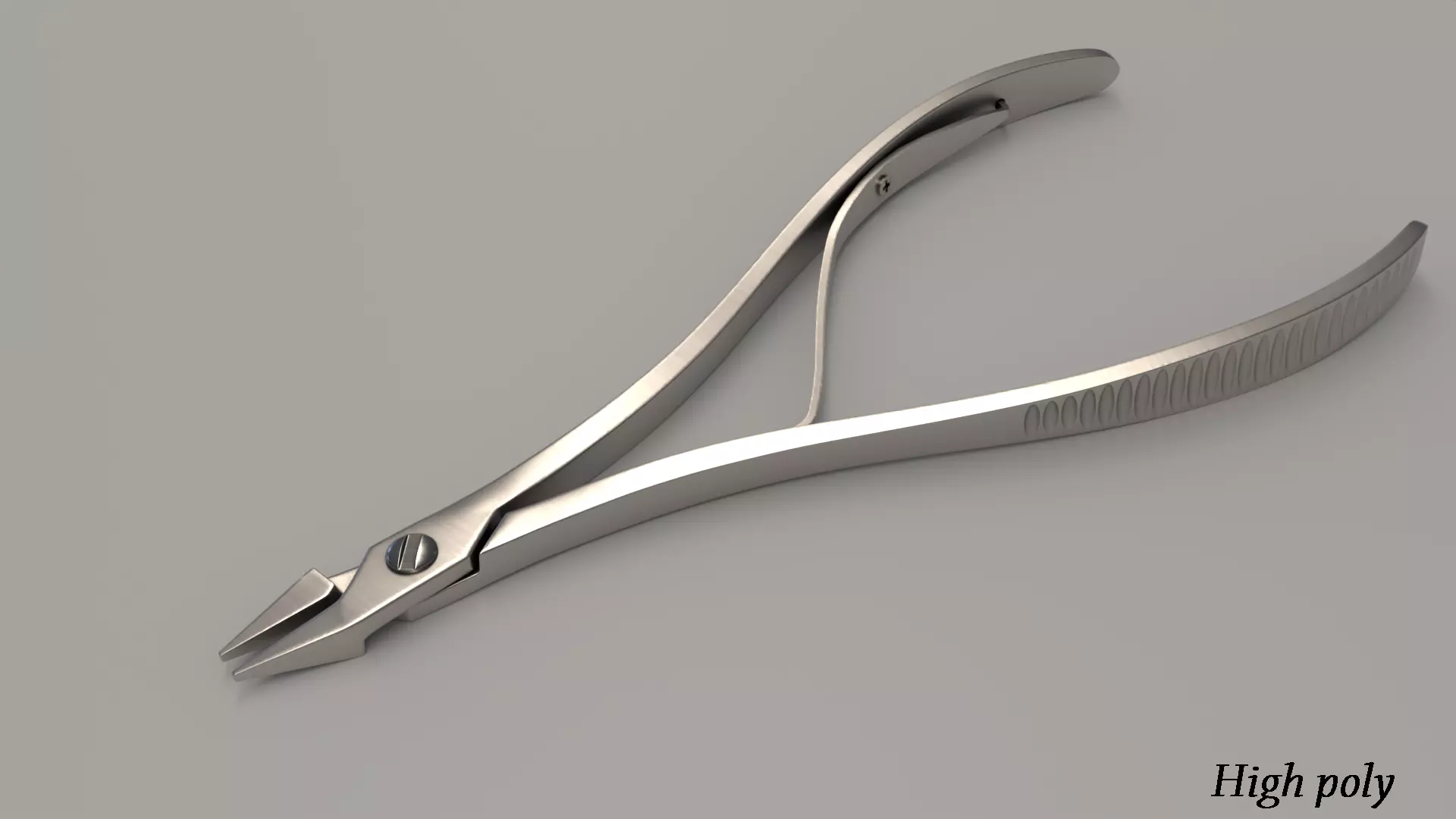 Pinza pair of surgical pliers Free low-poly 3D model
