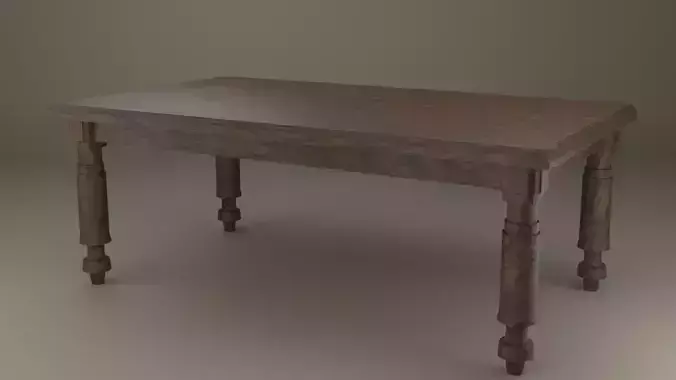 Old wooden table