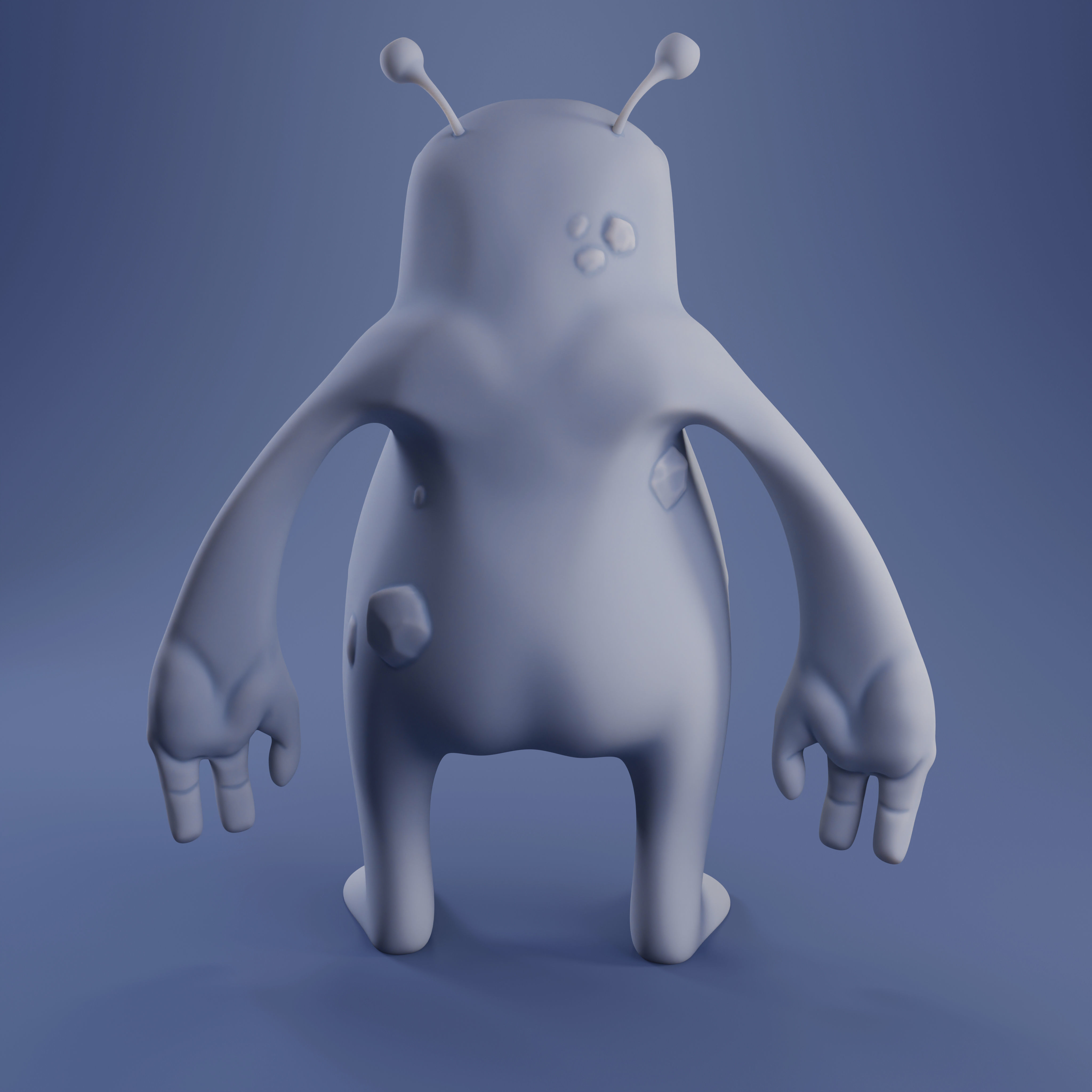 Hugo The Monster - 3D Print Model 3D print model_5