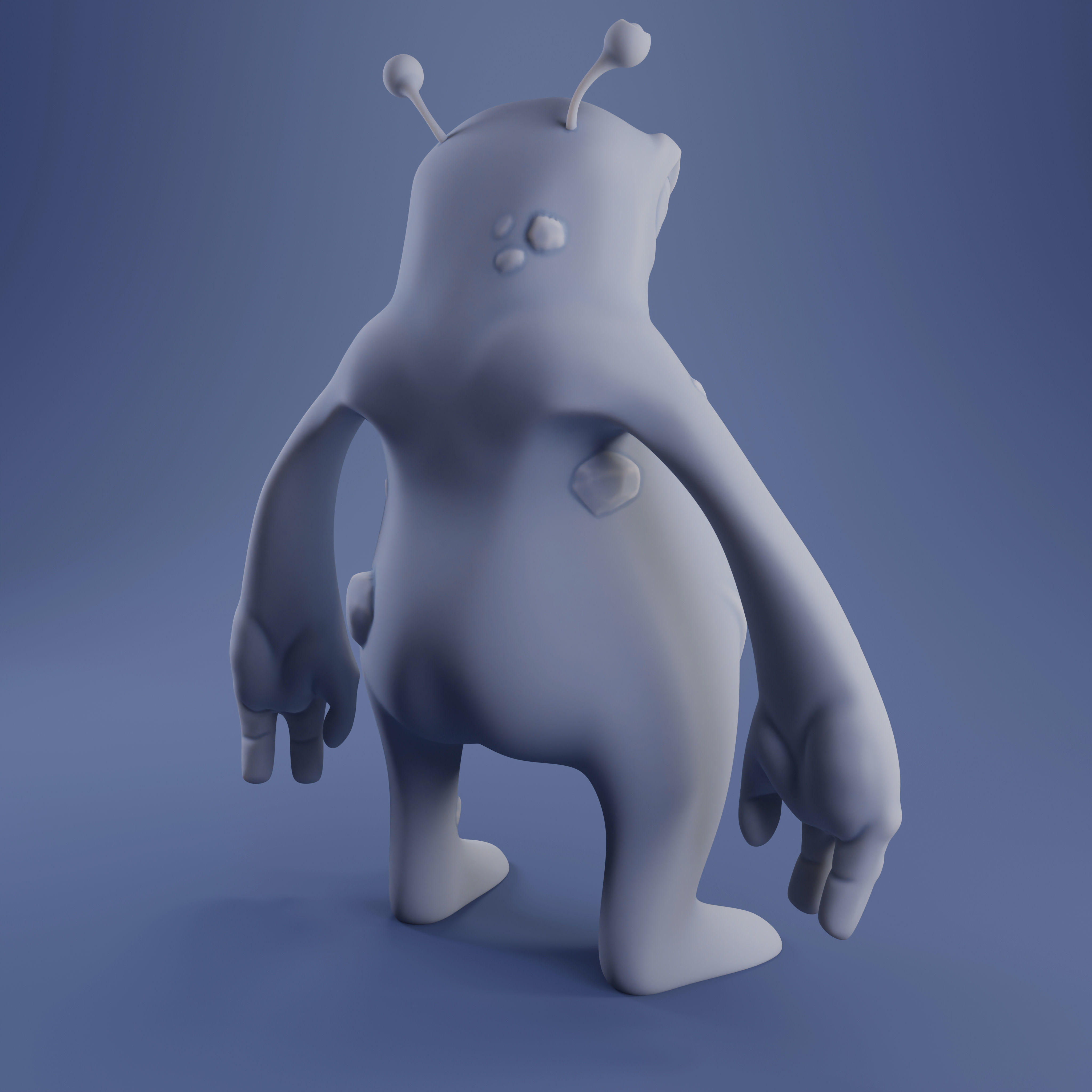 Hugo The Monster - 3D Print Model 3D print model_4