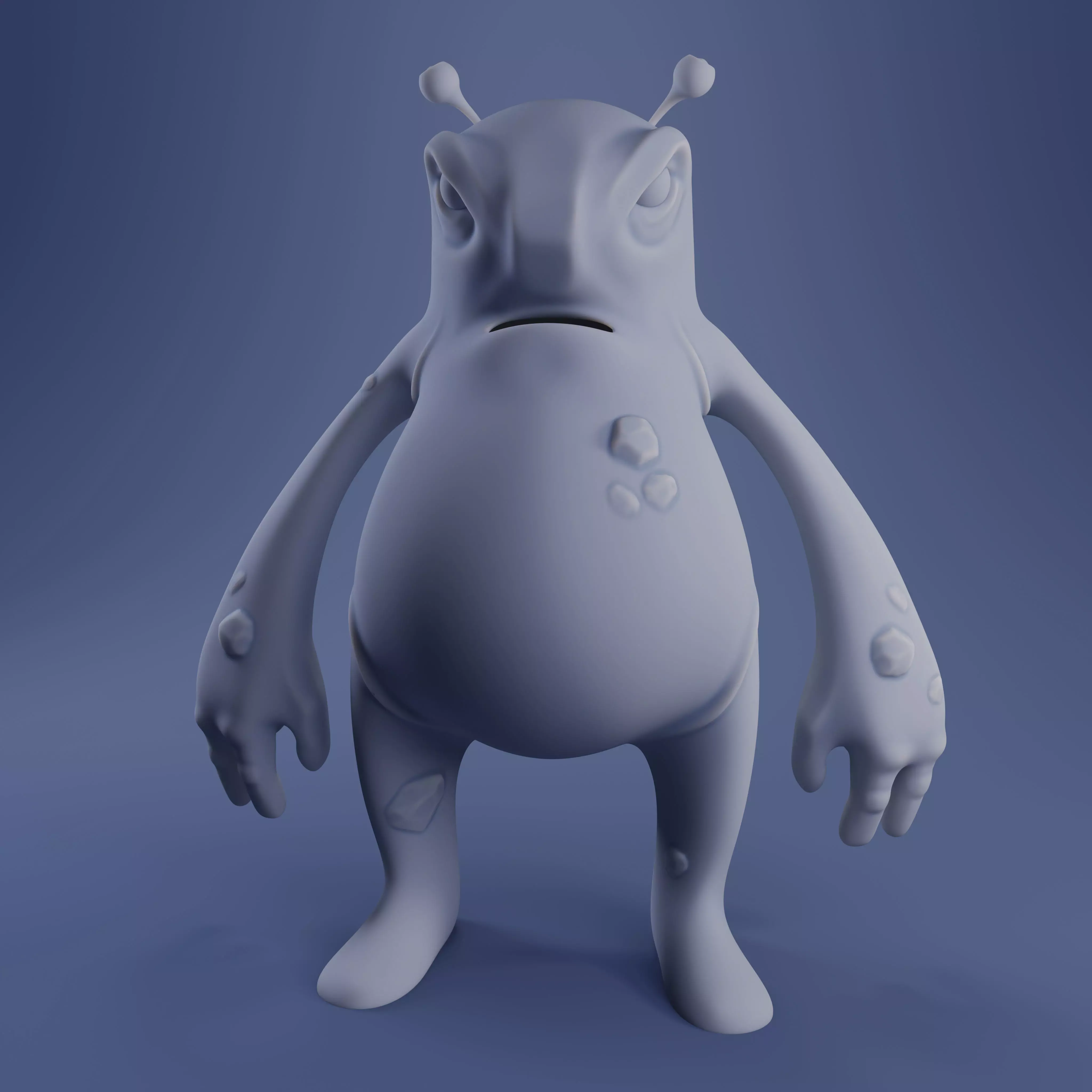Hugo The Monster - 3D Print Model 3D print model_0