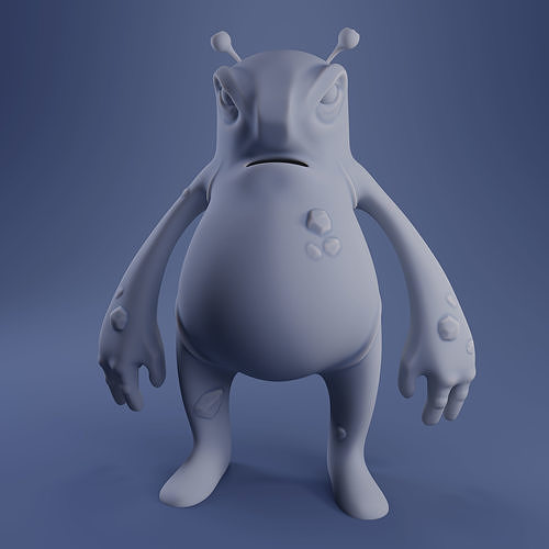 Hugo The Monster - 3D Print Model 3D print model