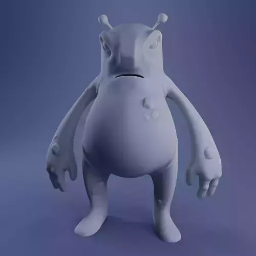 Hugo The Monster - 3D Print Model 3D print model