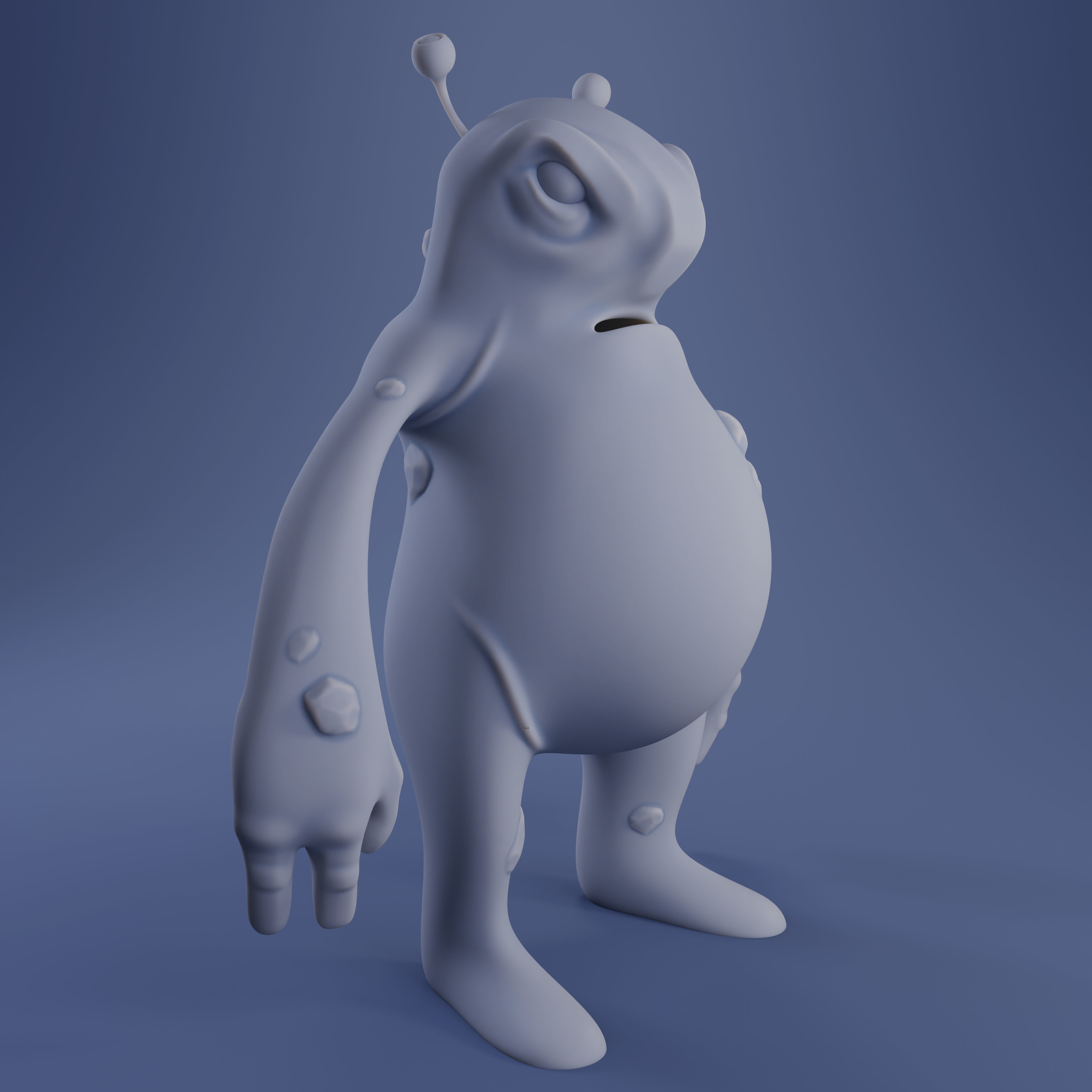 Hugo The Monster - 3D Print Model 3D print model_2
