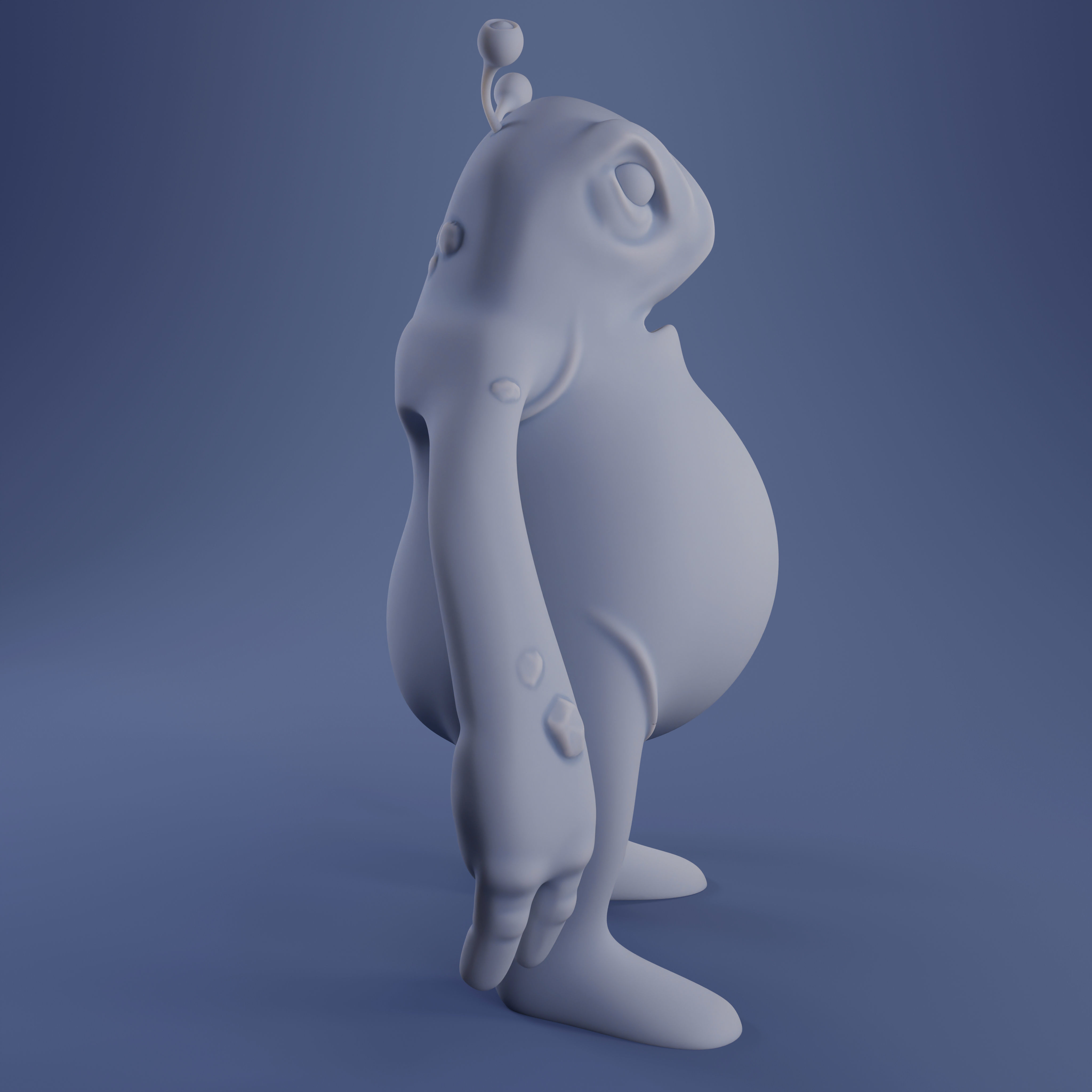 Hugo The Monster - 3D Print Model 3D print model_3