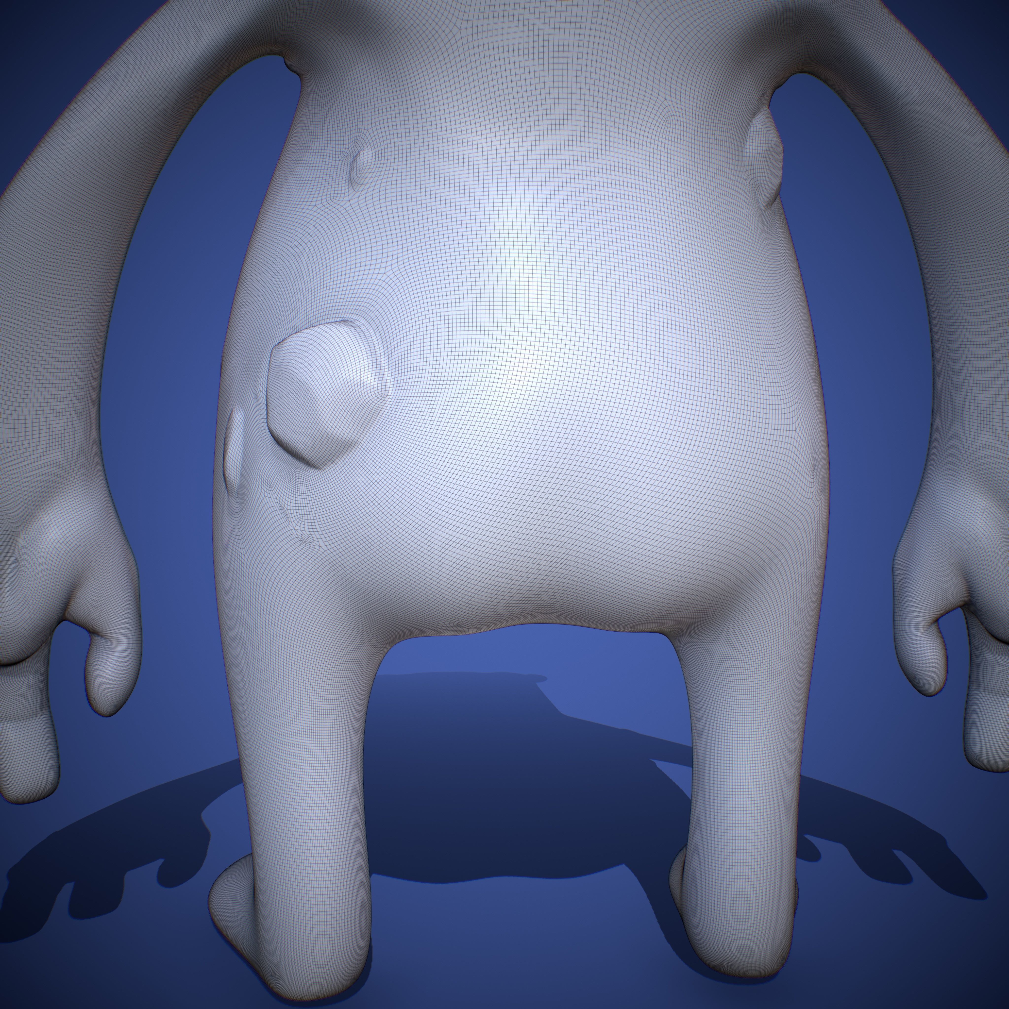 Hugo The Monster - 3D Print Model 3D print model_10